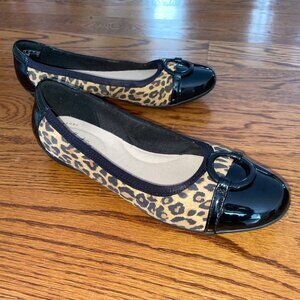 Clarks Gracelin Wind | Leopard print ballet flats | Size 9.5 w